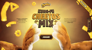 Site de lançamentos Cheetos MIX